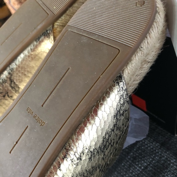 Dolce Vita Gild Metallic slid sandals “Genivee” - Picture 3 of 7